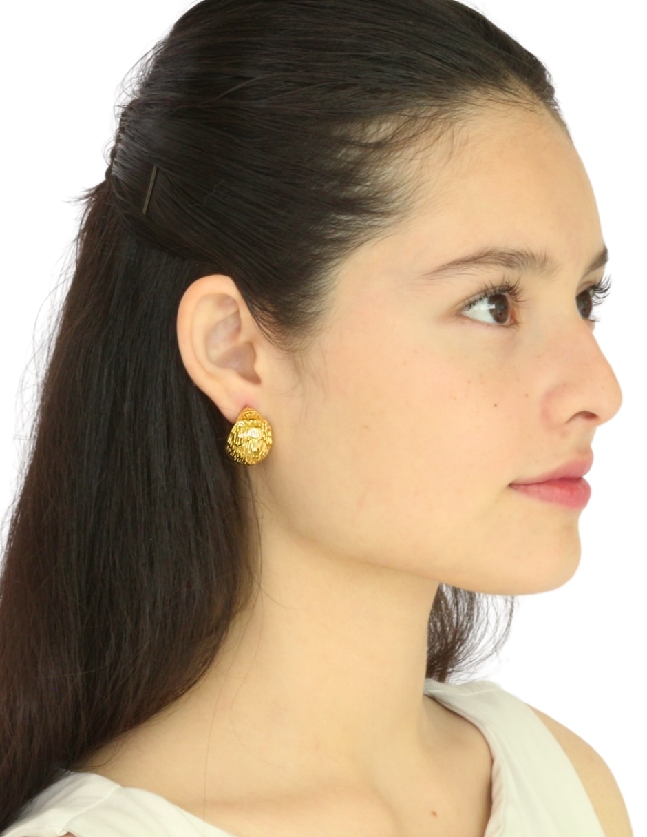 Aretes Nuvi con acabado brillante