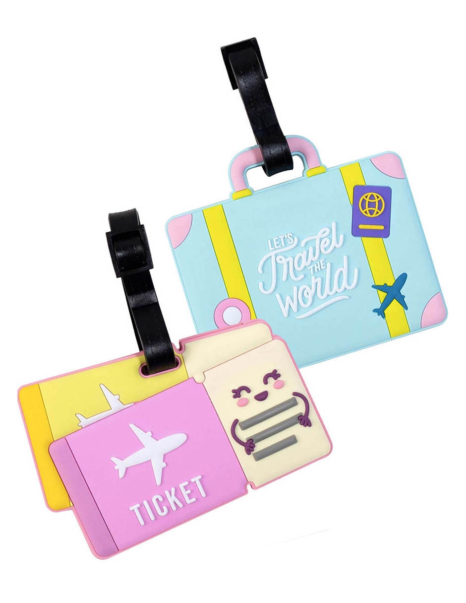 Identificador de maleta Travel forma Rectangular de Plástico