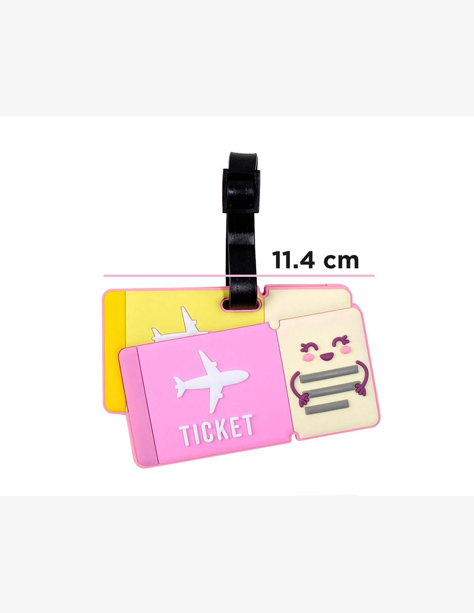 Identificador de maleta Travel forma Rectangular de Plástico 3