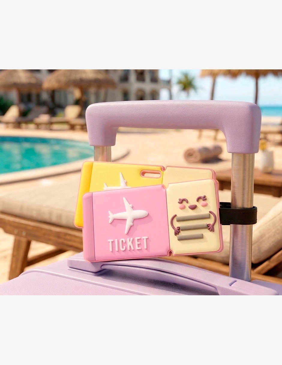 Identificador de maleta Travel forma Rectangular de Plástico 5