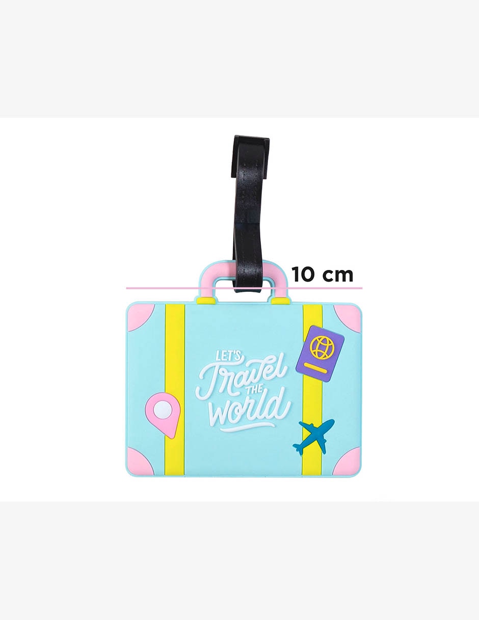 Identificador de maleta Travel forma Rectangular de Plástico 7