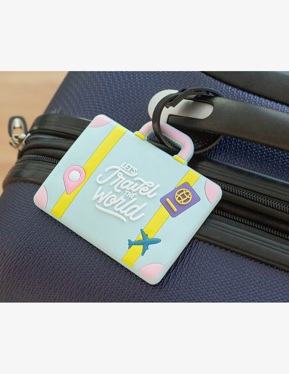Identificador de maleta Travel forma Rectangular de Plástico 8