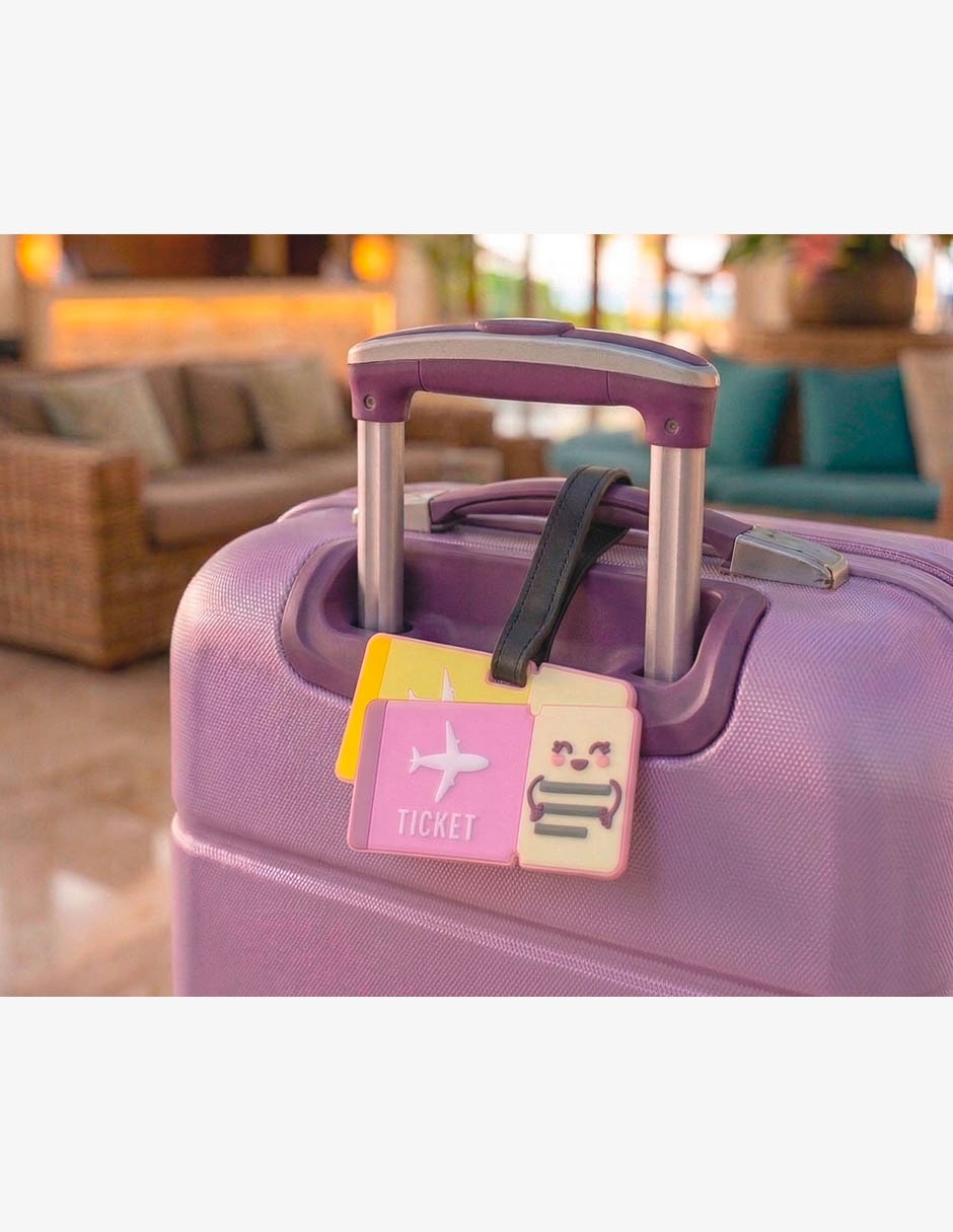 Identificador de maleta Travel forma Rectangular de Plástico 9