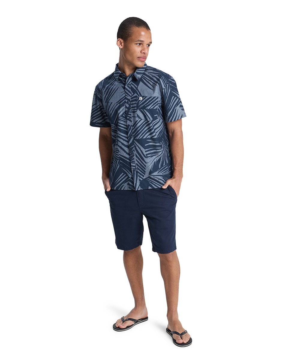 Camisa casual fall 26 de algodón manga corta para hombre 5