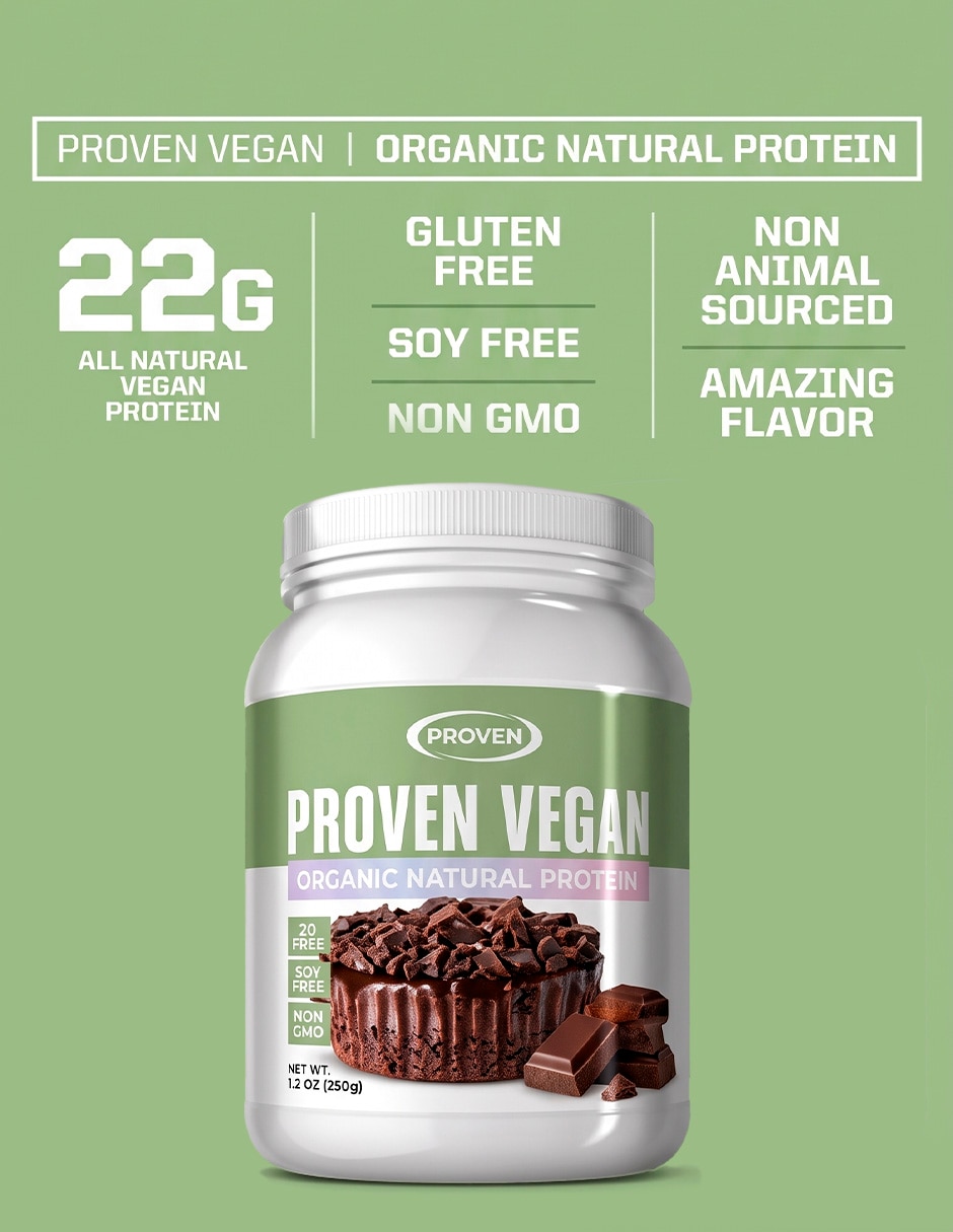 Suplementos alimenticios proteína vegana orgánica natural – 2 lb – sabor pastel doble chocolate 2 libras (896 g) con vitamina d3 sabor doble chocolate de
