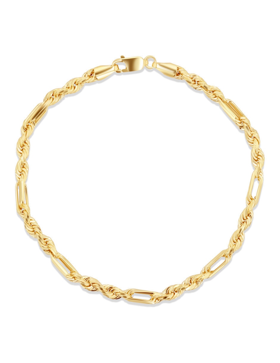 Pulsera joyerias bizzarro de oro amarillo con 14 k acabado