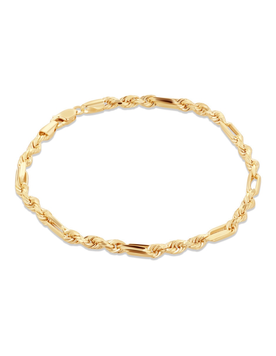Pulsera joyerias bizzarro de oro amarillo con 14 k acabado