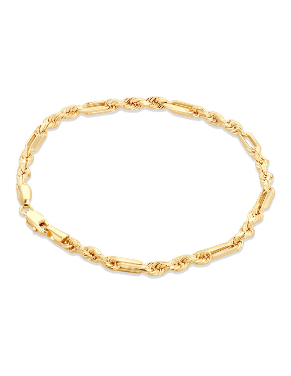Pulsera joyerias bizzarro de oro amarillo con 14 k acabado