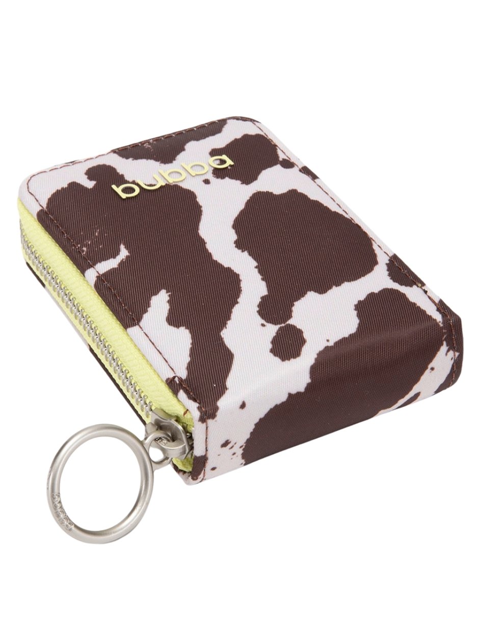 Tarjetero bubba poliéster cannes animal print para mujer