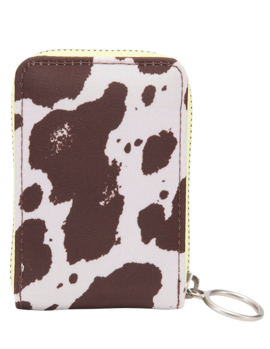Tarjetero bubba poliéster cannes animal print para mujer