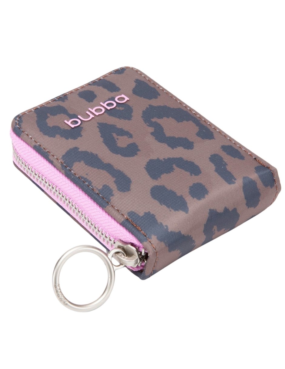 Tarjetero poliéster cannes animal print para mujer 2