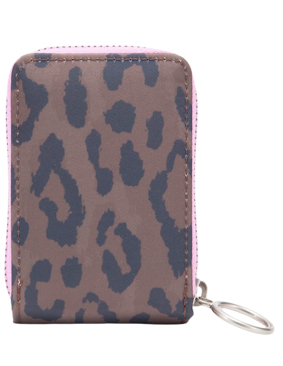 Tarjetero poliéster cannes animal print para mujer 6