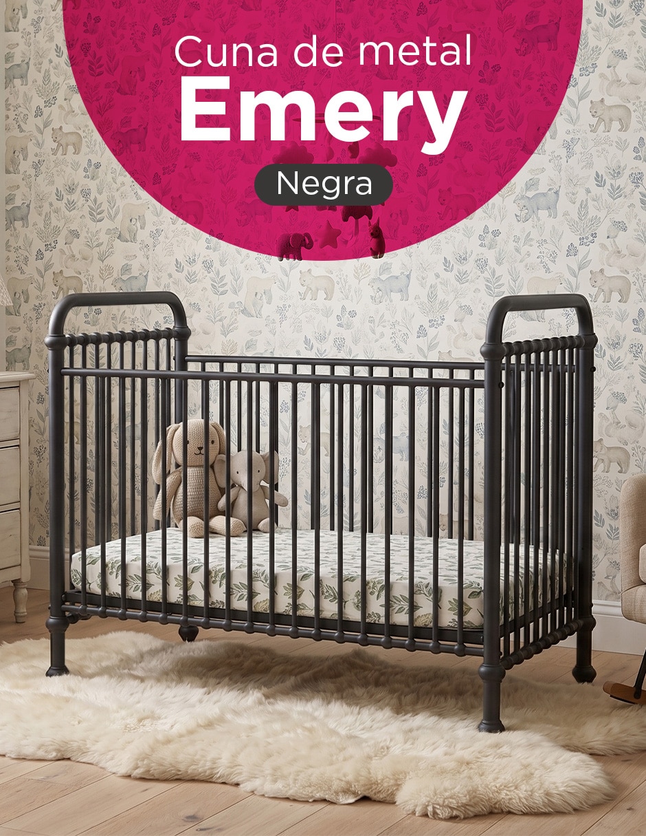 Cuna Vanlig Emery Negro