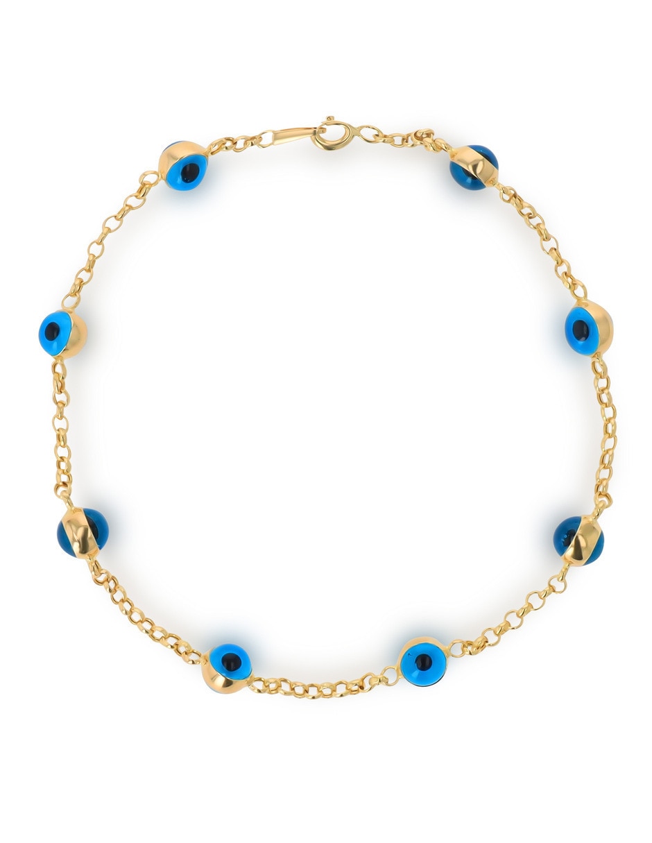 Pulsera joyerias bizzarro de oro amarillo con 14 k acabado