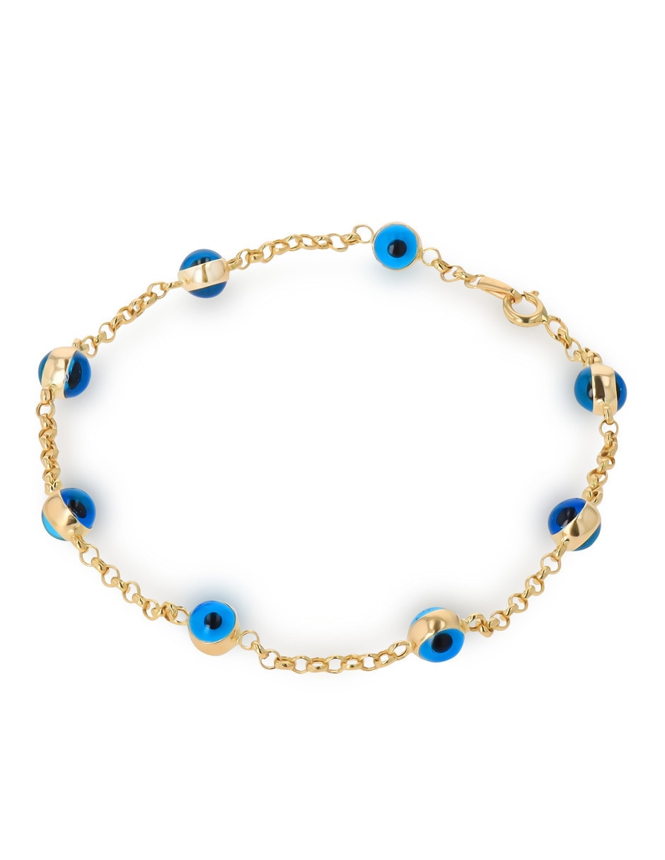 Pulsera joyerias bizzarro de oro amarillo con 14 k acabado