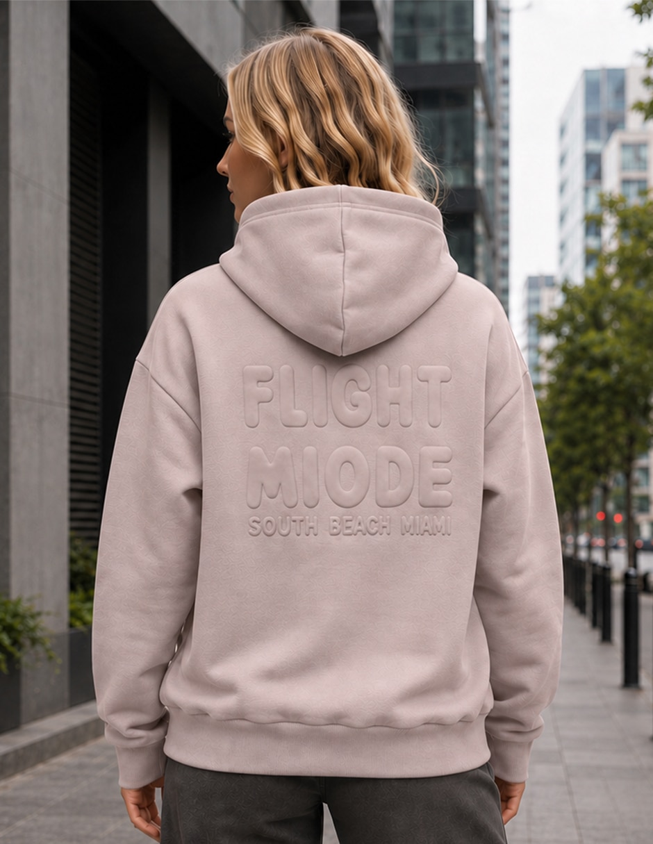 Sudadera con bolsa canguro Roosevelt para mujer