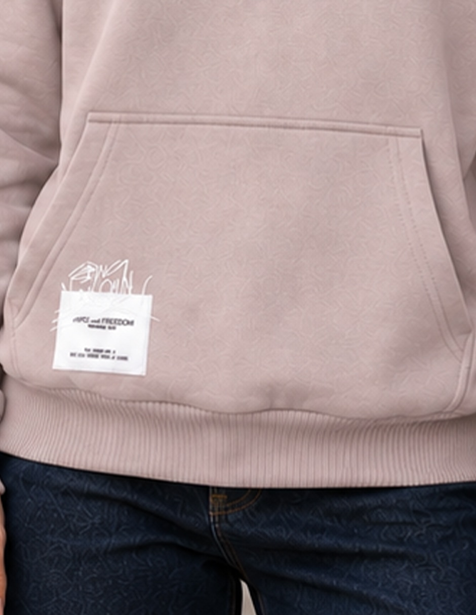 Sudadera con bolsa canguro Roosevelt para mujer