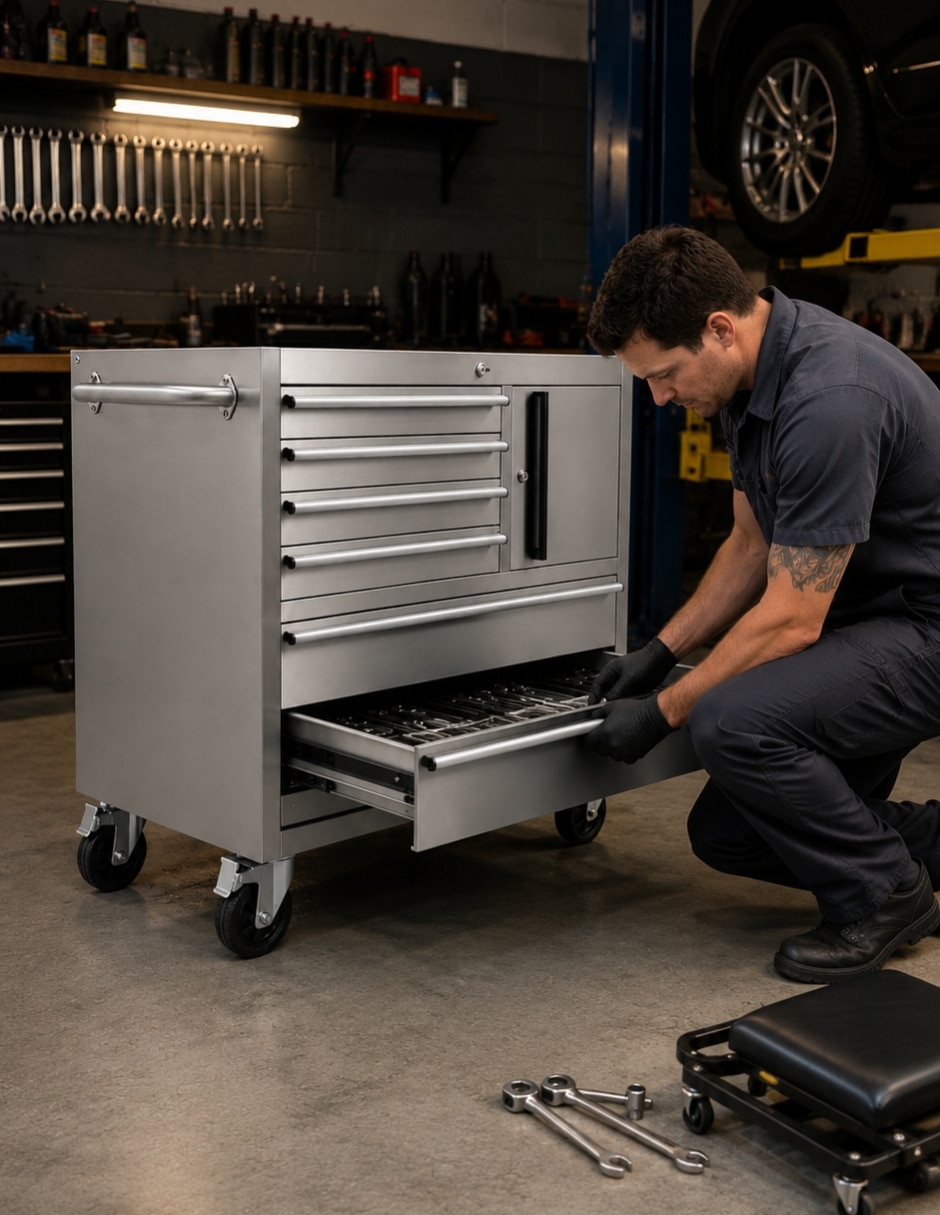 Gabinete Thor Kitchen de acero inoxidable