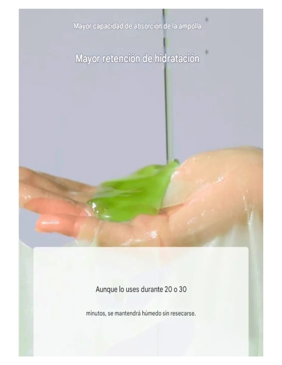 Mascarilla facial mascarilla glowy 10 pzs para calmar y regenerar la piel celimax