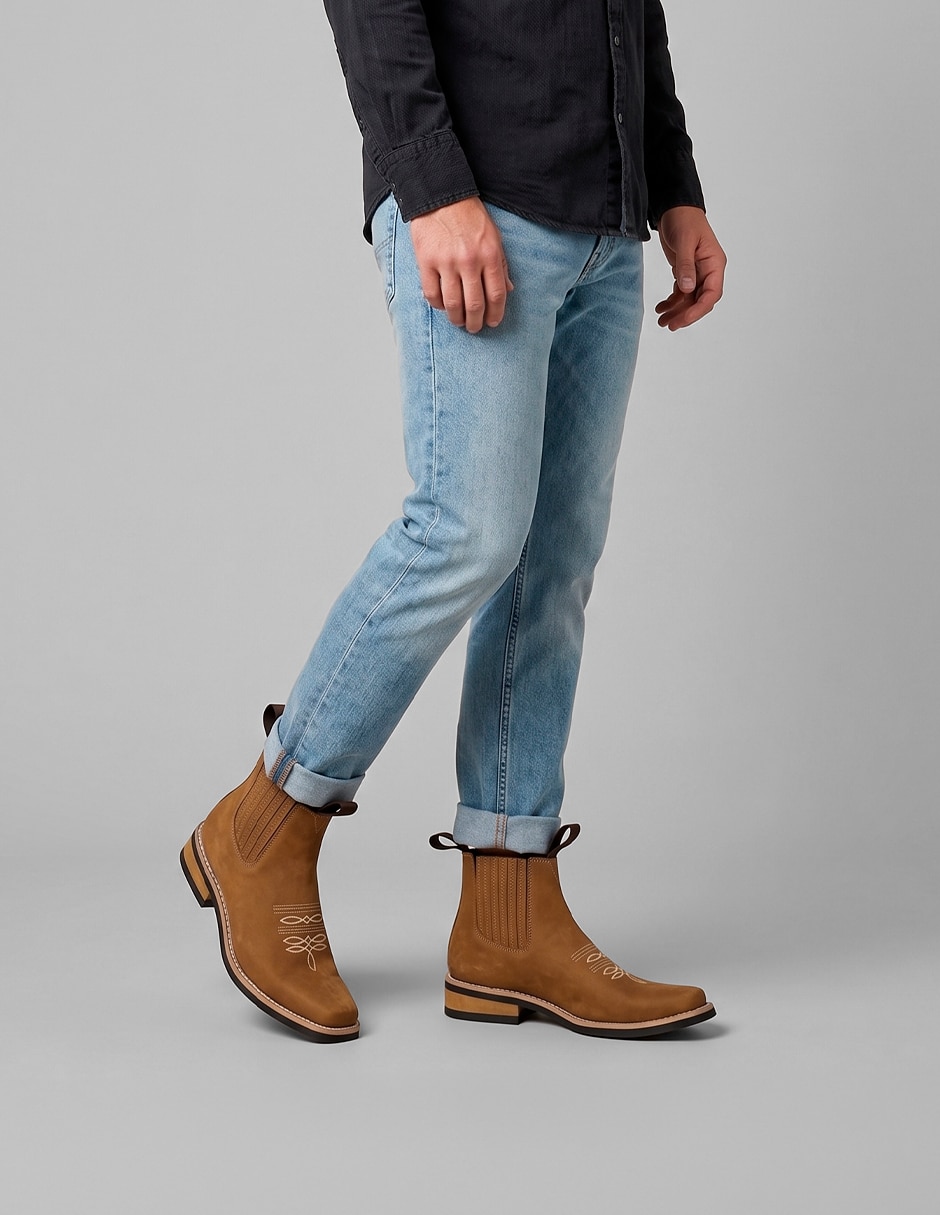 Bota Rbsoul de piel para hombre 5