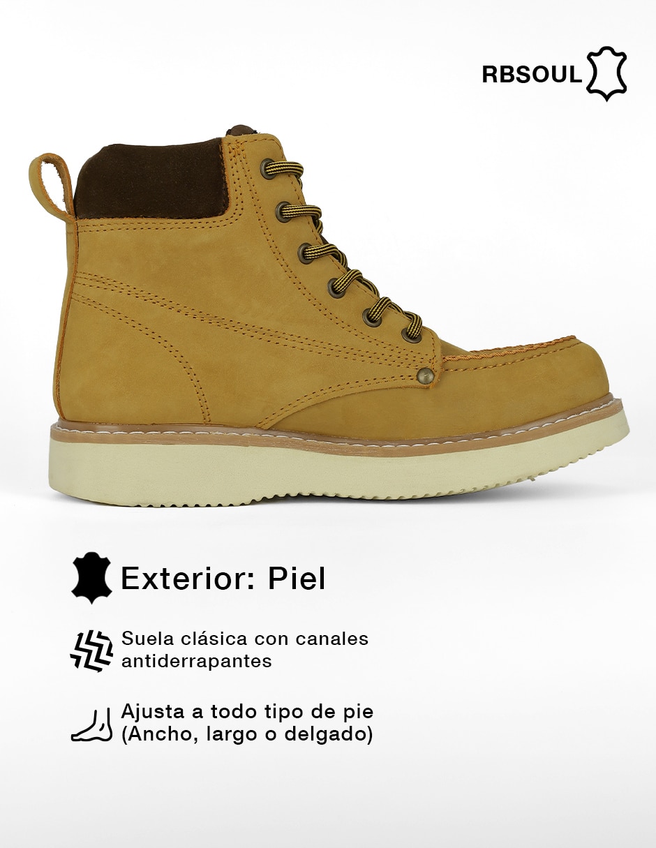 Bota rbsoul de piel para hombre 3