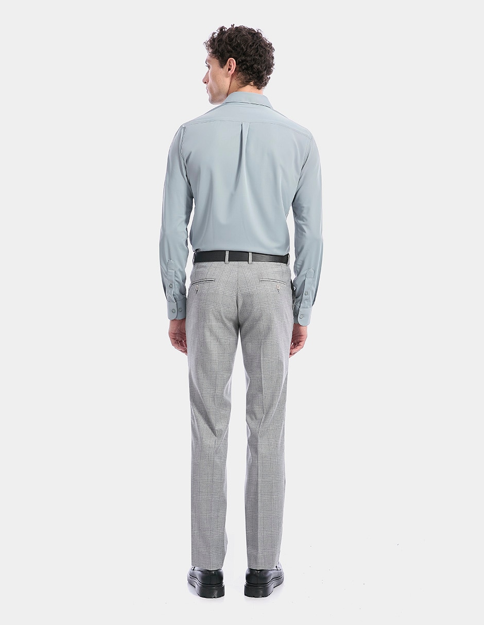 Camisa de vestir manga larga para hombre 4