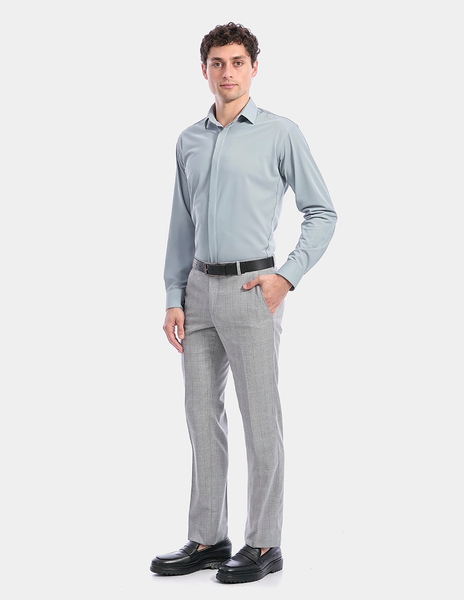 Camisa de vestir manga larga para hombre 6
