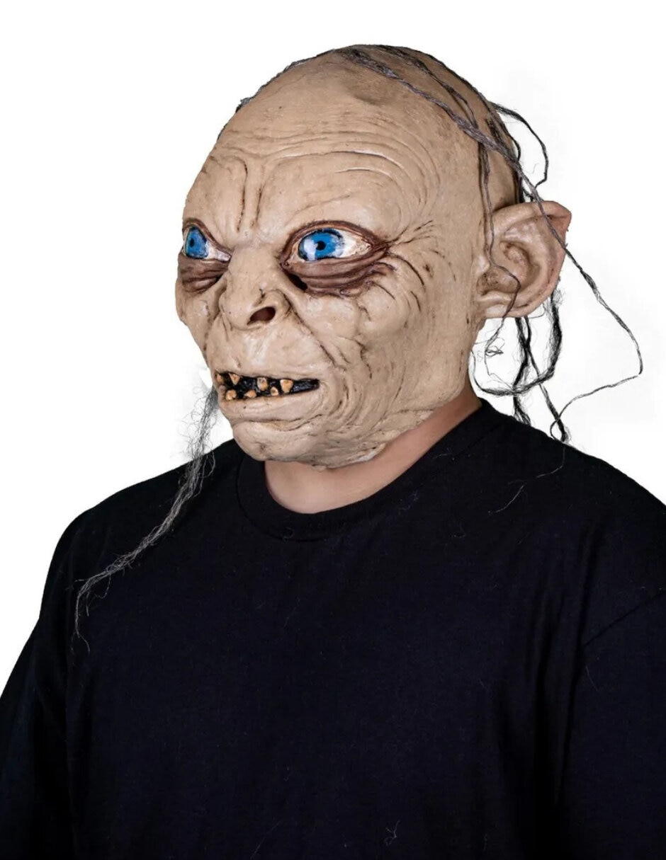 Máscara para disfraz de Gollum 6