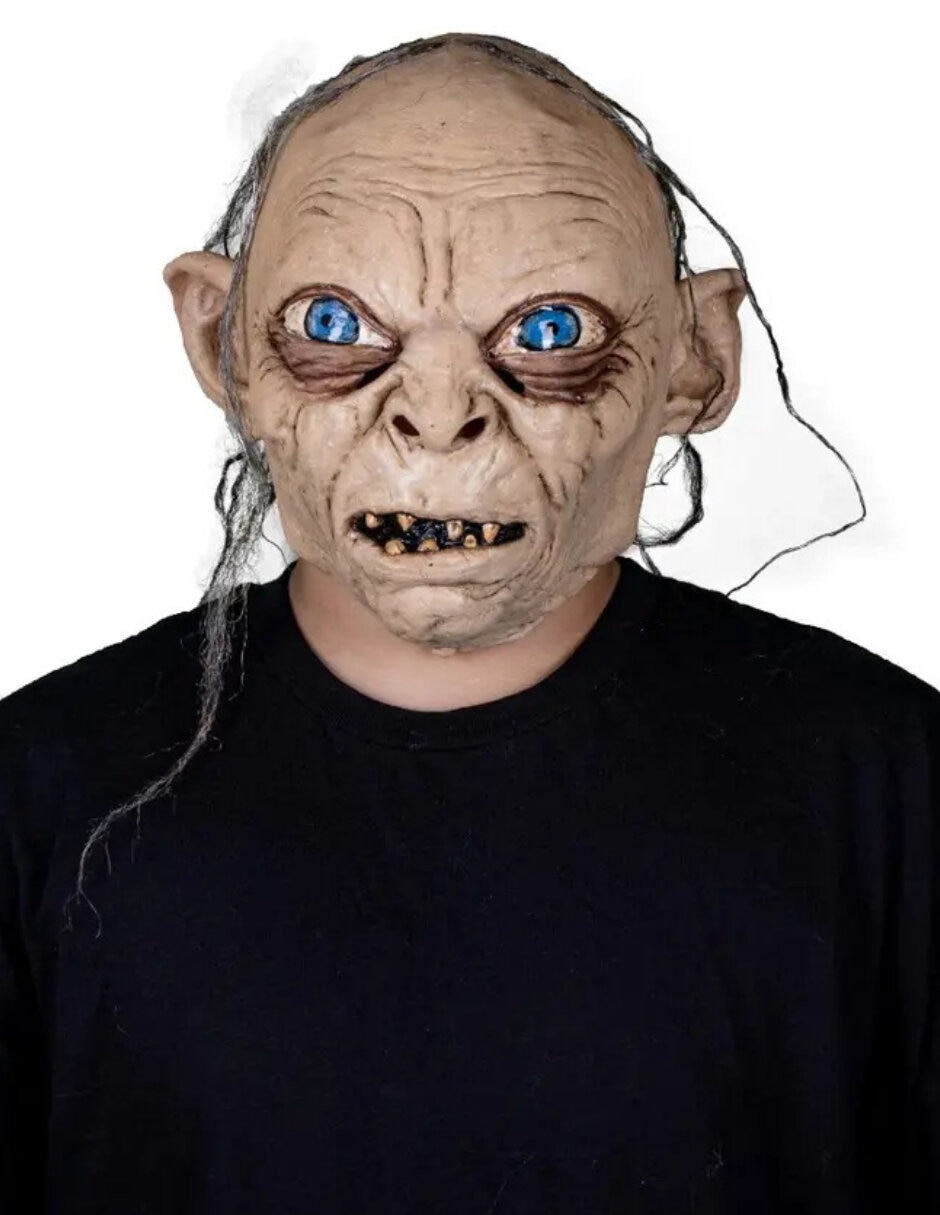 Máscara para disfraz de Gollum 7