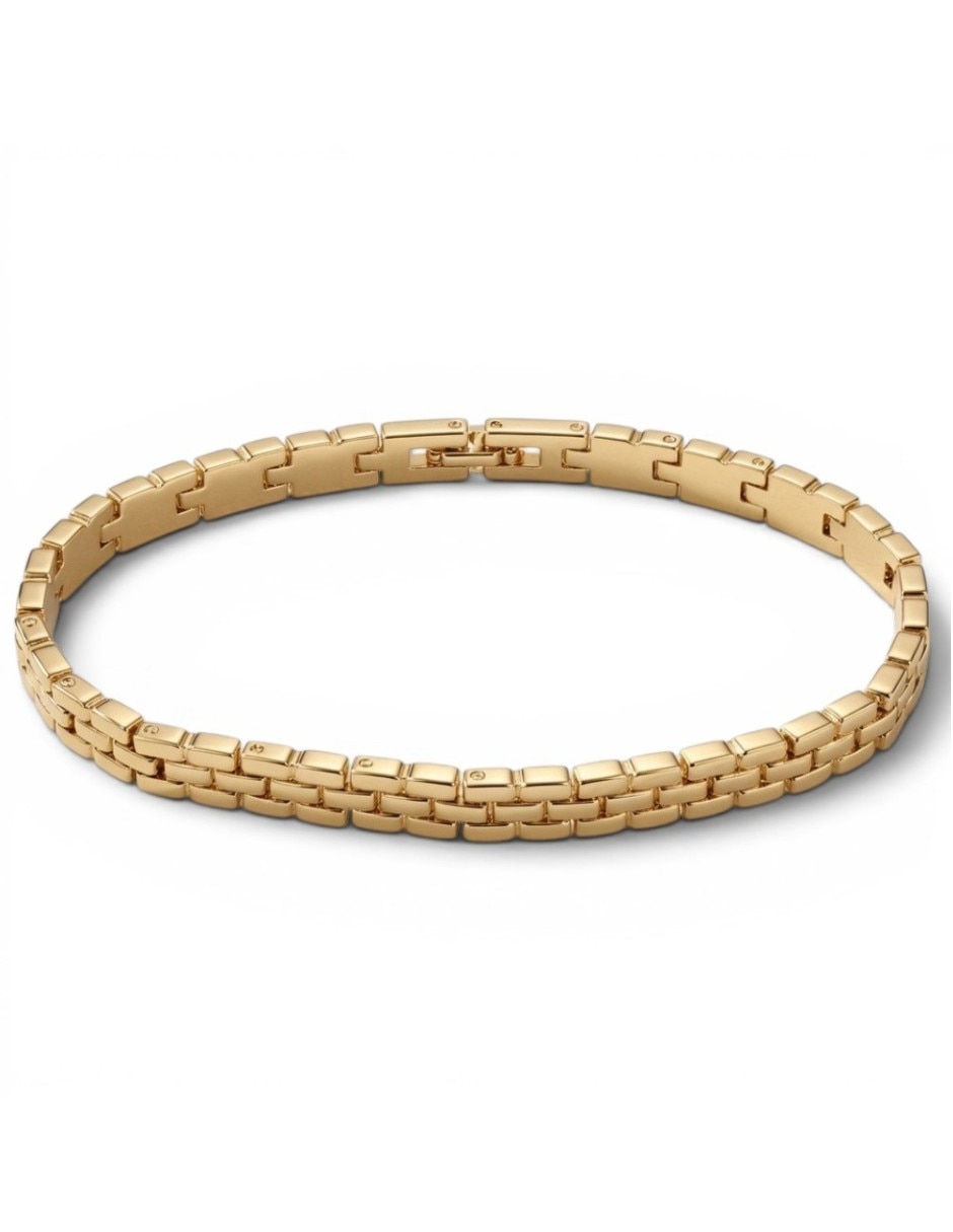 Brazalete de oro laminado con 14 k Brazalete de oro laminado con 14 k