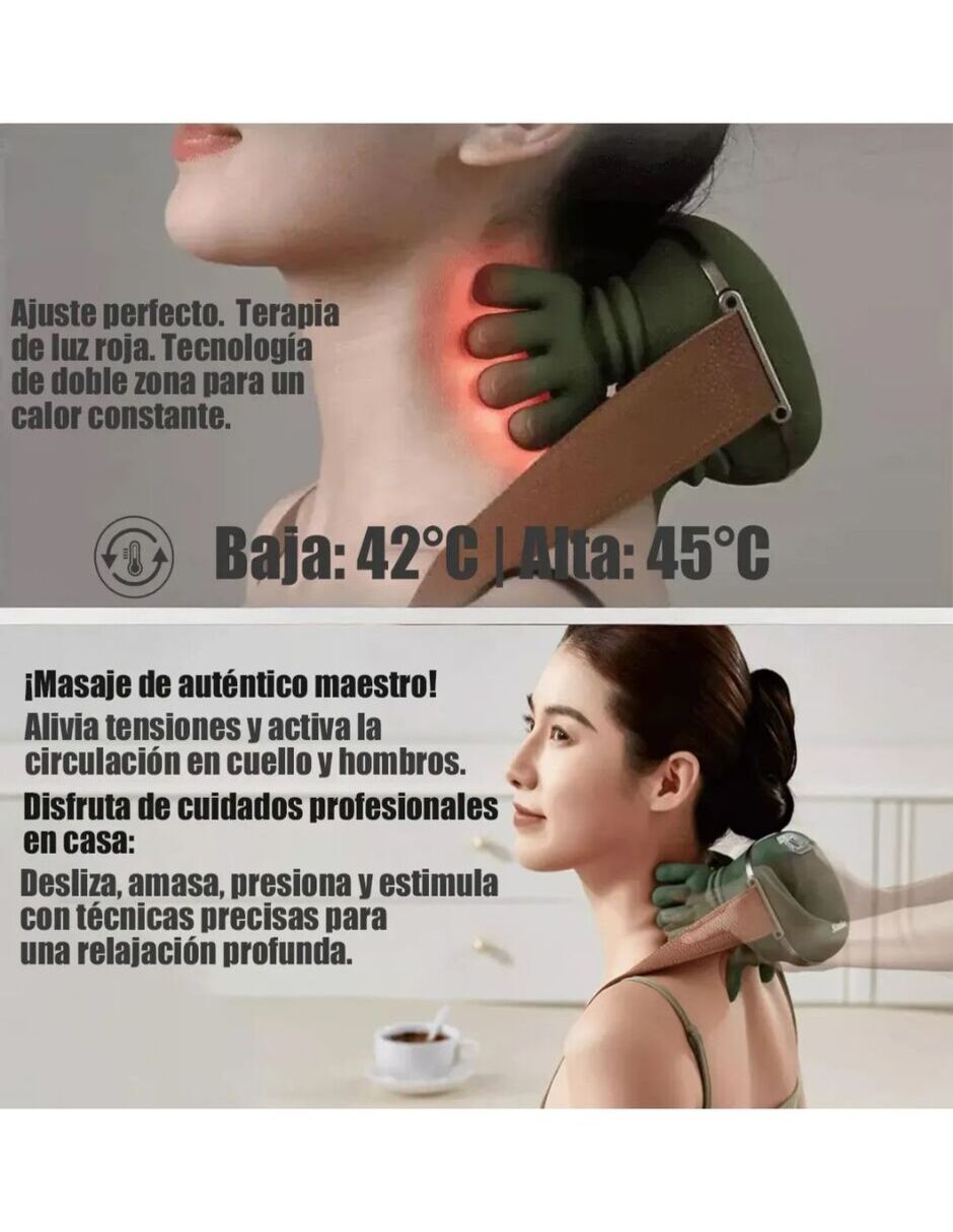Masajeador lumbar verde 6