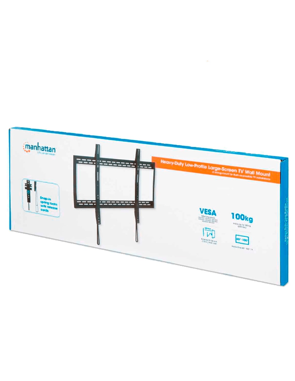 Soporte de pared Manhattan para pantalla fijo 60-100 pulgadas