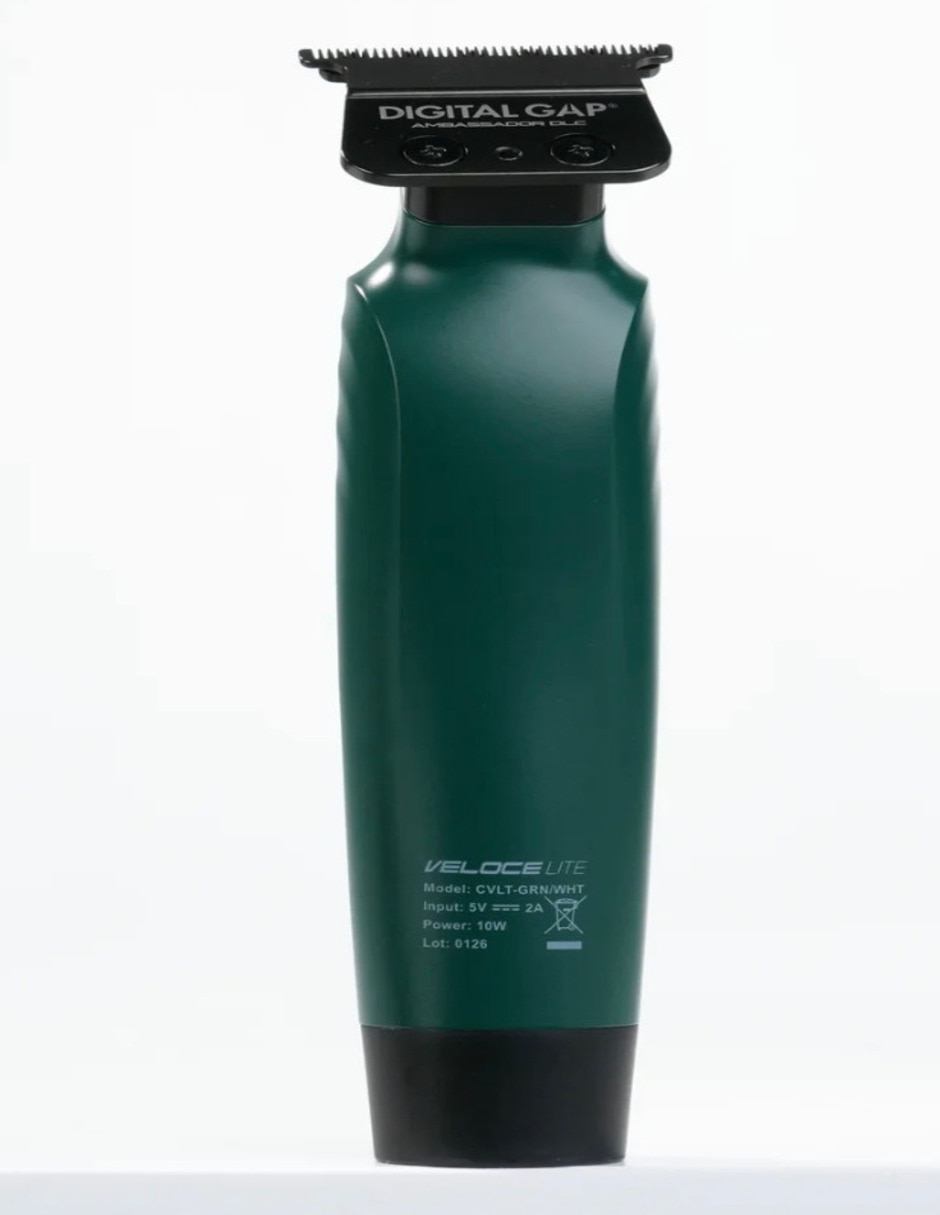 Recortadora para cabello, barba y cuerpo Veloce Lite Verde Y Blanco 3