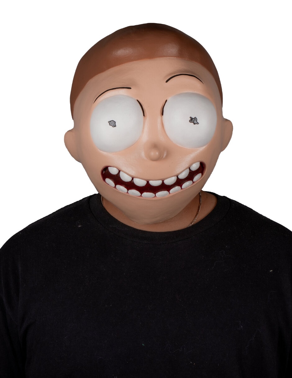 Máscara para disfraz de morty rick y morty 6
