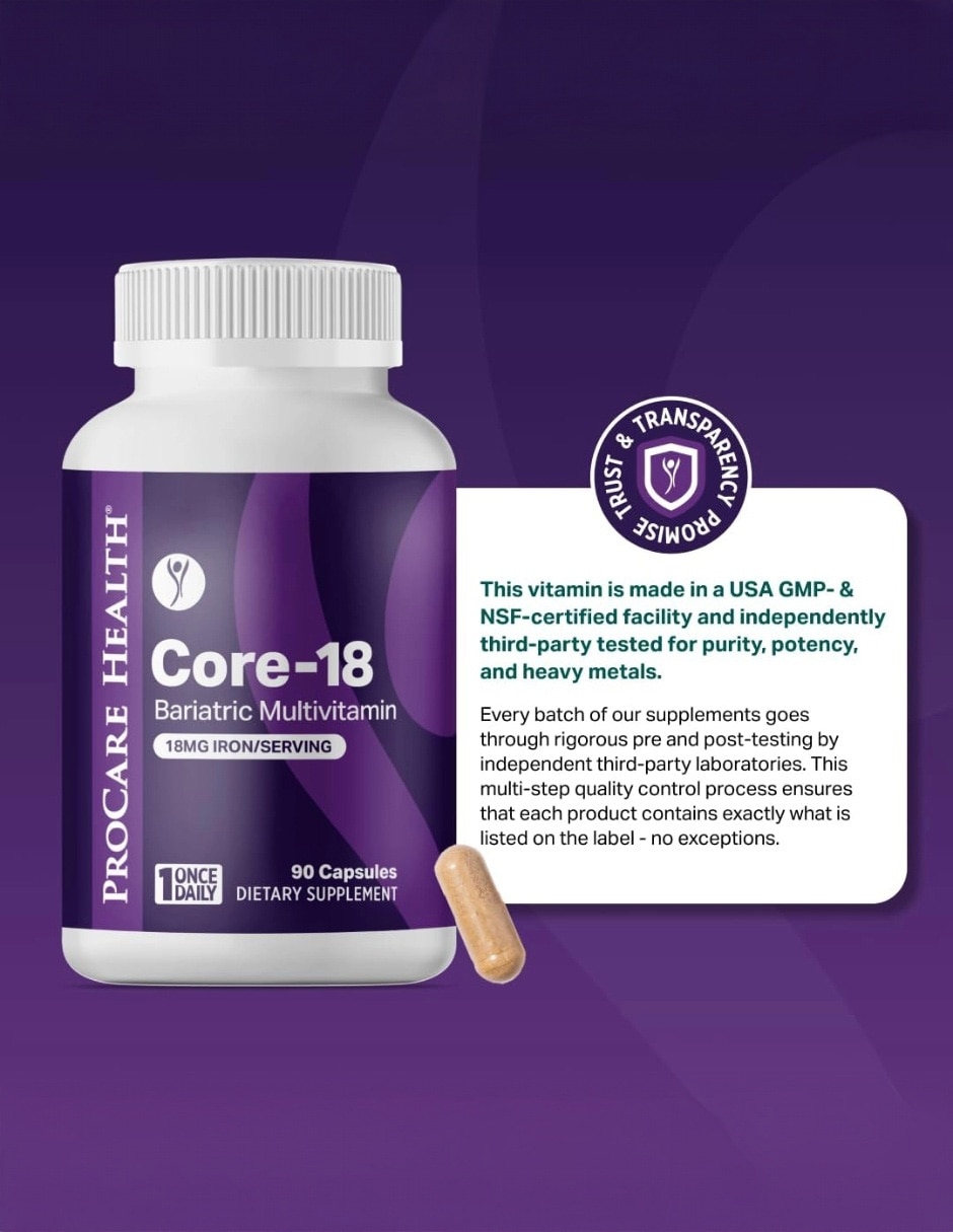 Multivitamínico Bariátrico 18 mg Hierro Bienestar 30 Cápsulas 8