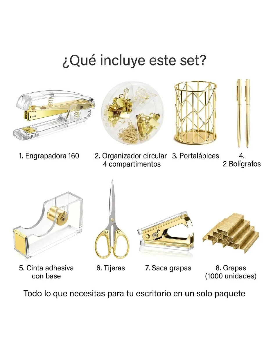 Set escolar con 9 piezas 3