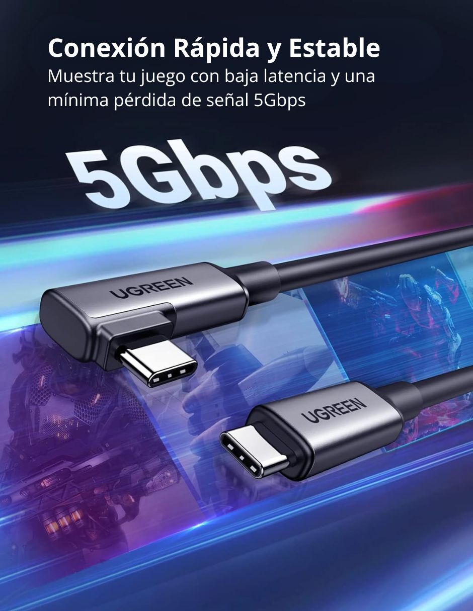 Cable C USB C e 5 m 5