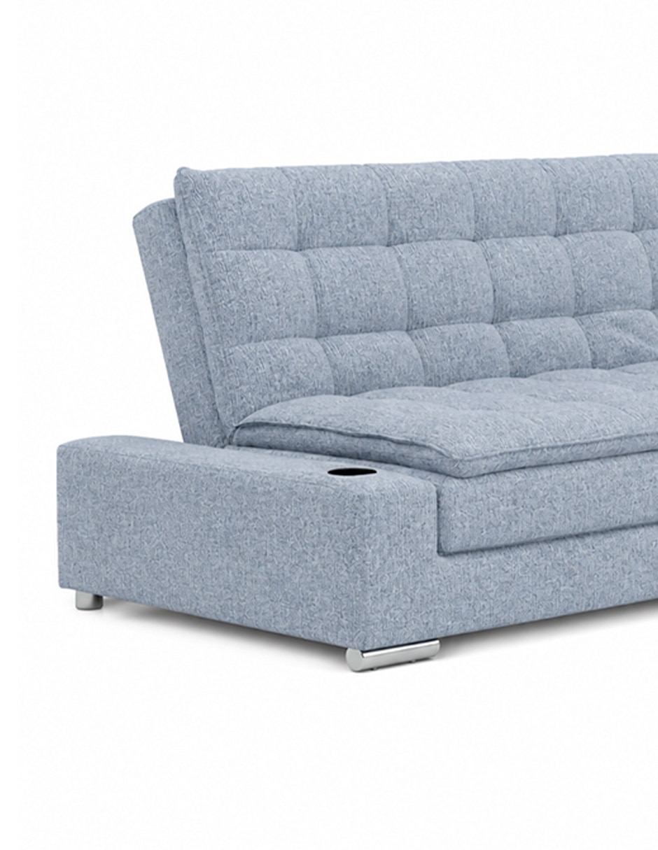Futon de madera y tela 10