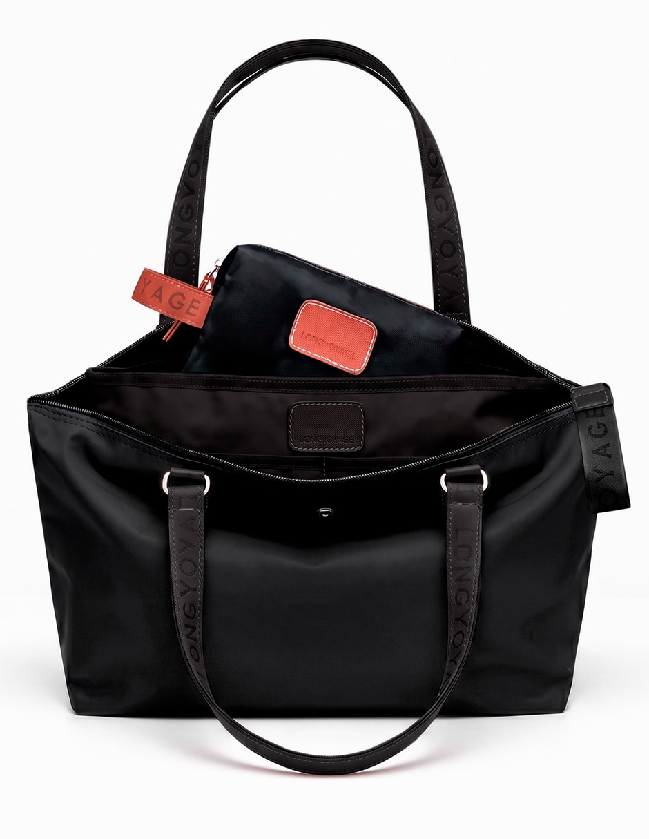 Bolsa tote longvoyage de nylon para mujer