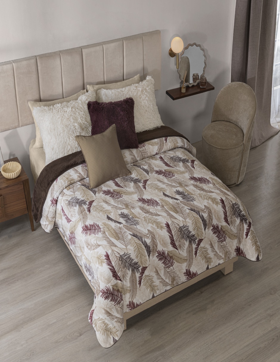Cobertor estampado liso 2