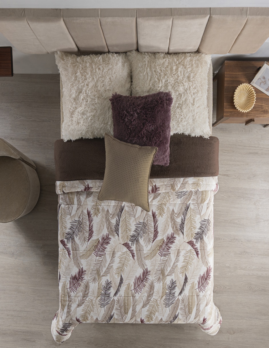 Cobertor estampado liso 3