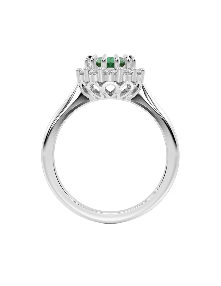 Anillo de compromiso de oro 10 k 5