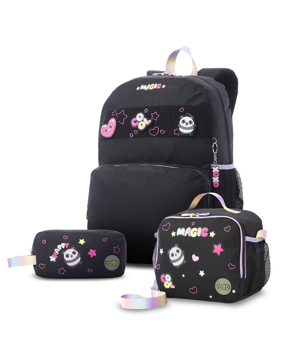 Set mochila Totto para niña