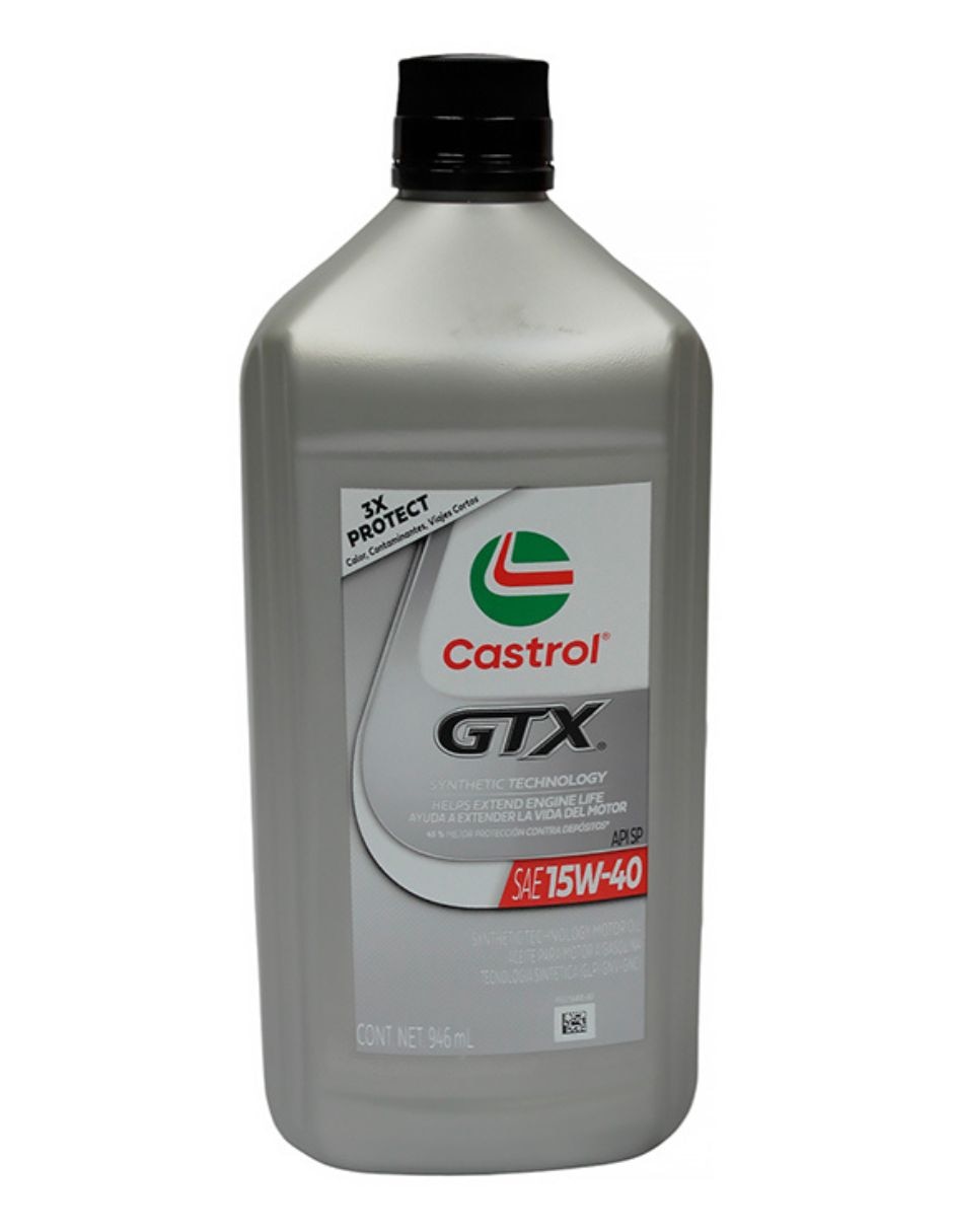 Aceite Motor Multigrado Gasolina Sae 15W40 Api Sn 946Ml