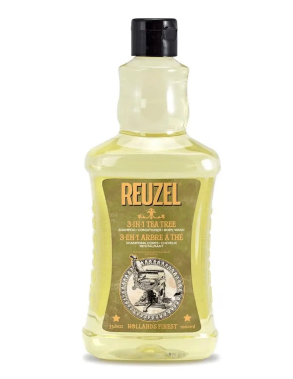 Shampoo para cabello 3-in-1 Tea Tree Shampoo 350ml Reuzel Línea de lavado y bienestar