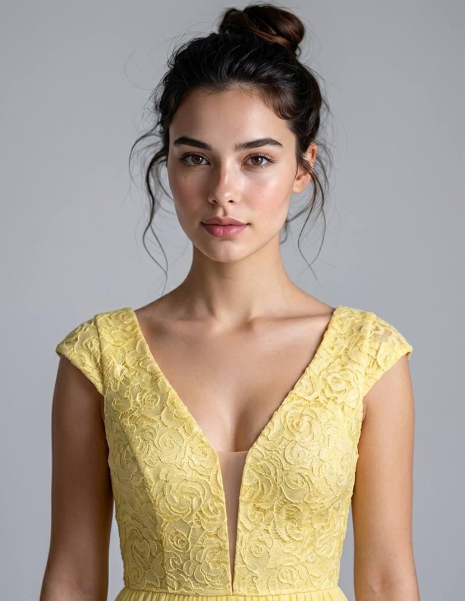 Vestido largo fiesta maniju para mujer