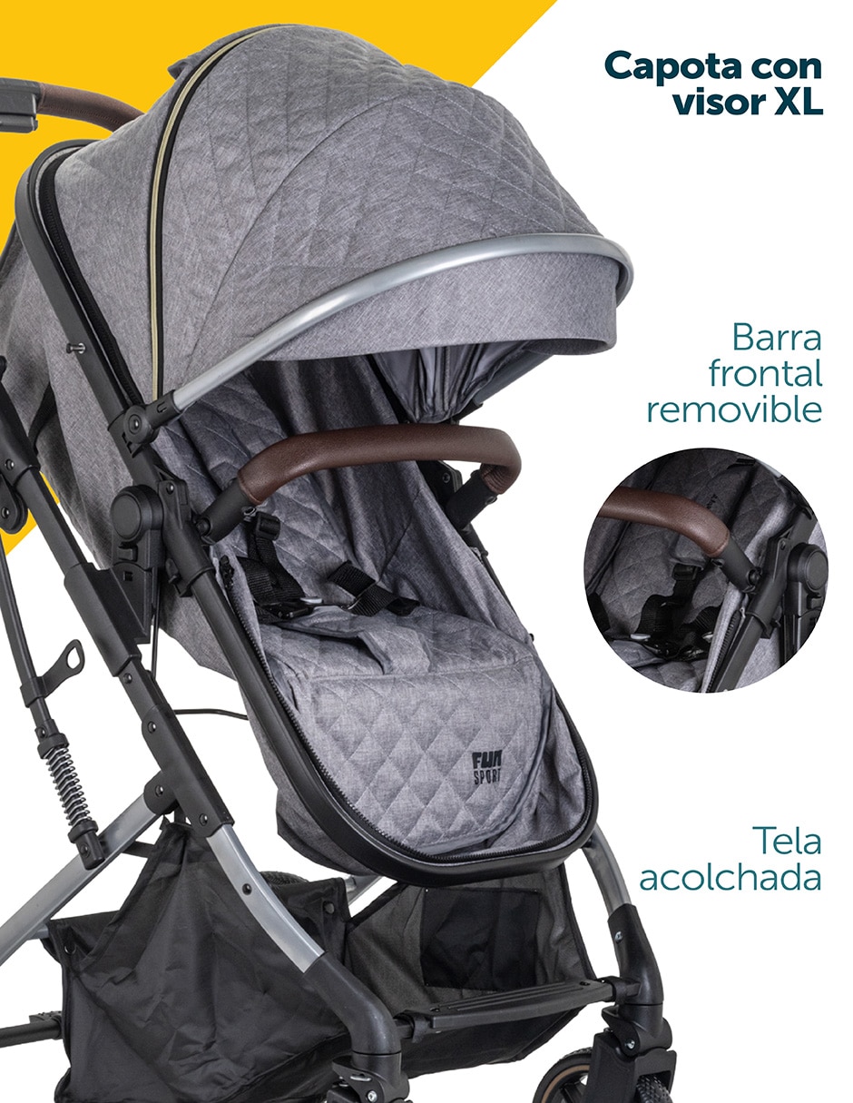 Carriola Travel system Fun Sport Safety 1st pegable