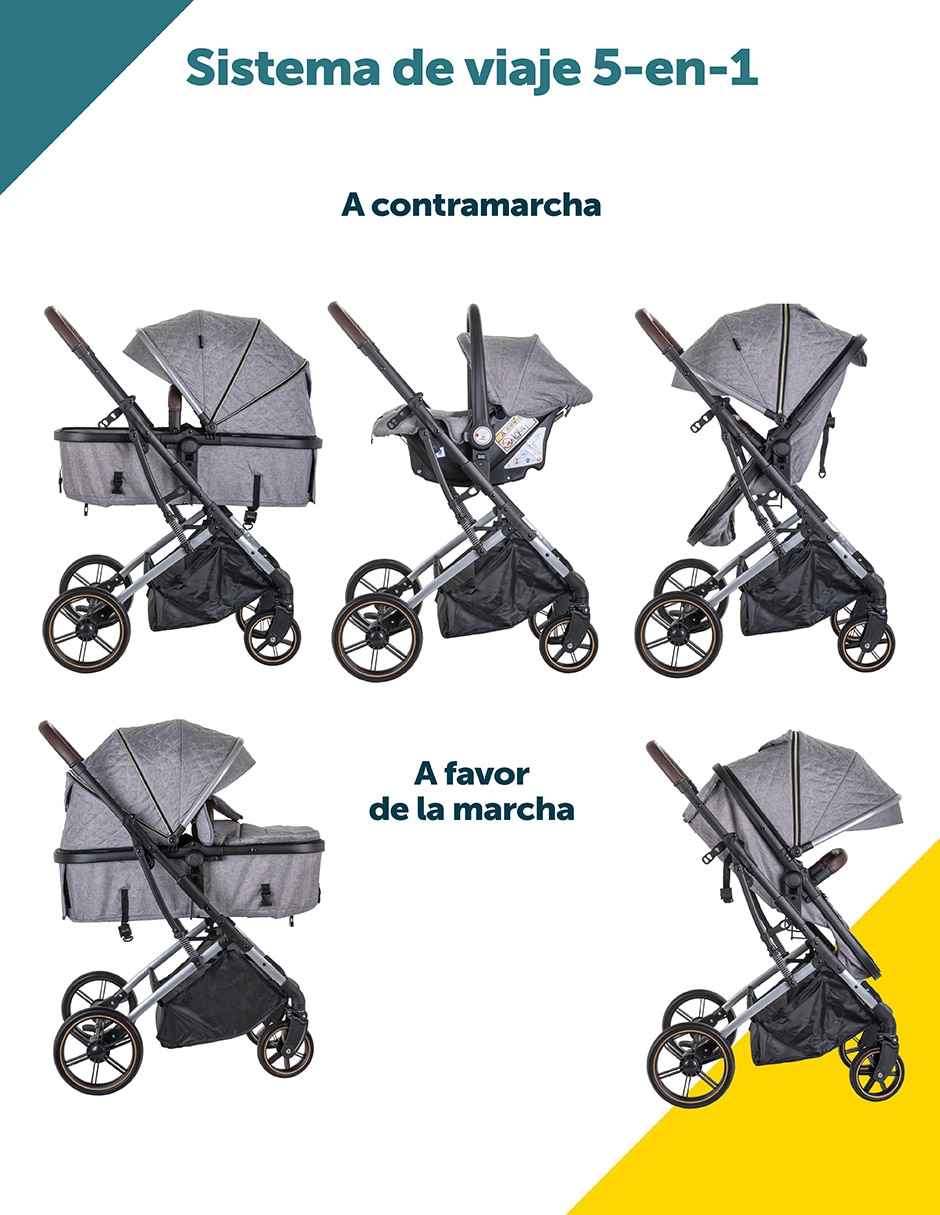 Carriola Travel system Fun Sport Safety 1st pegable