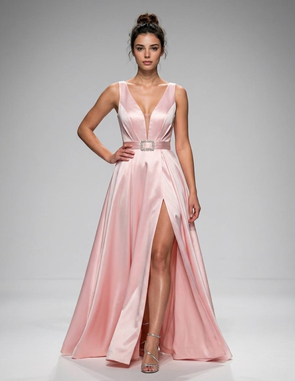 Vestido largo fiesta para mujer 3