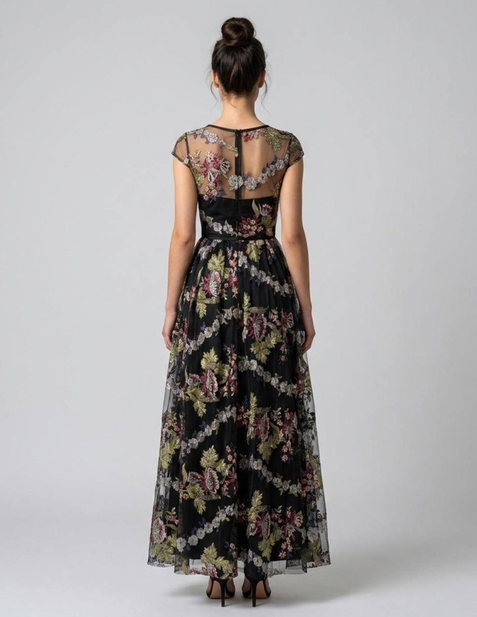 Vestido largo fiesta para mujer 2